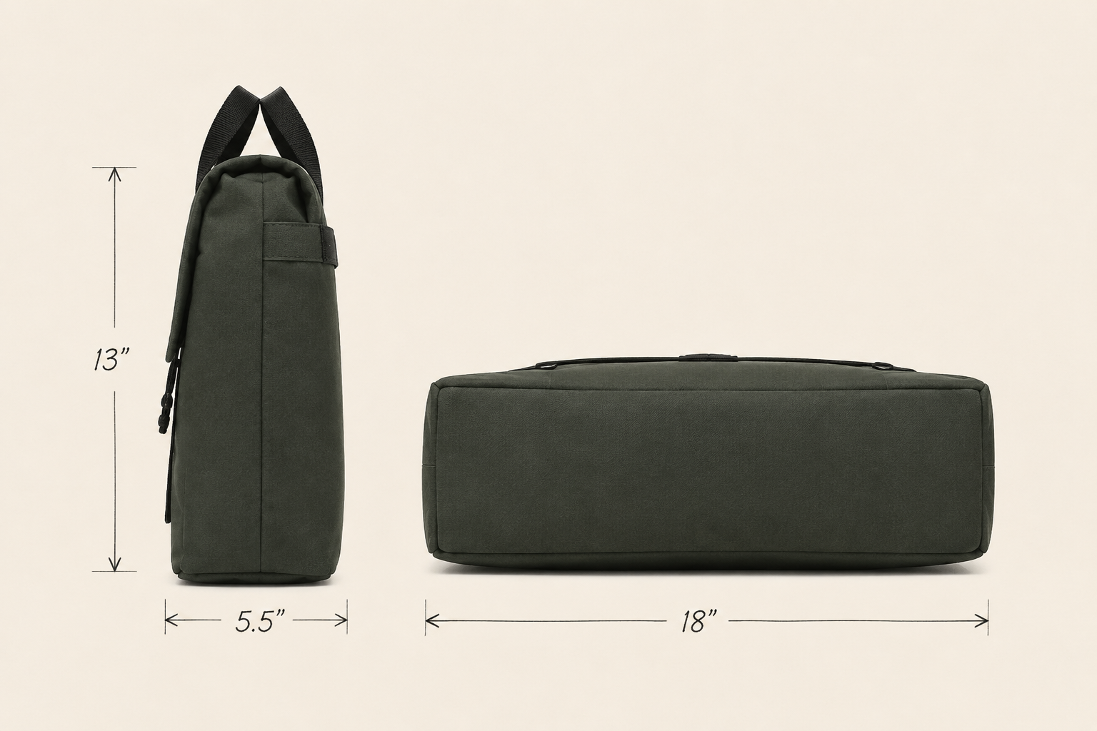 Custom bag dimensions and construction development