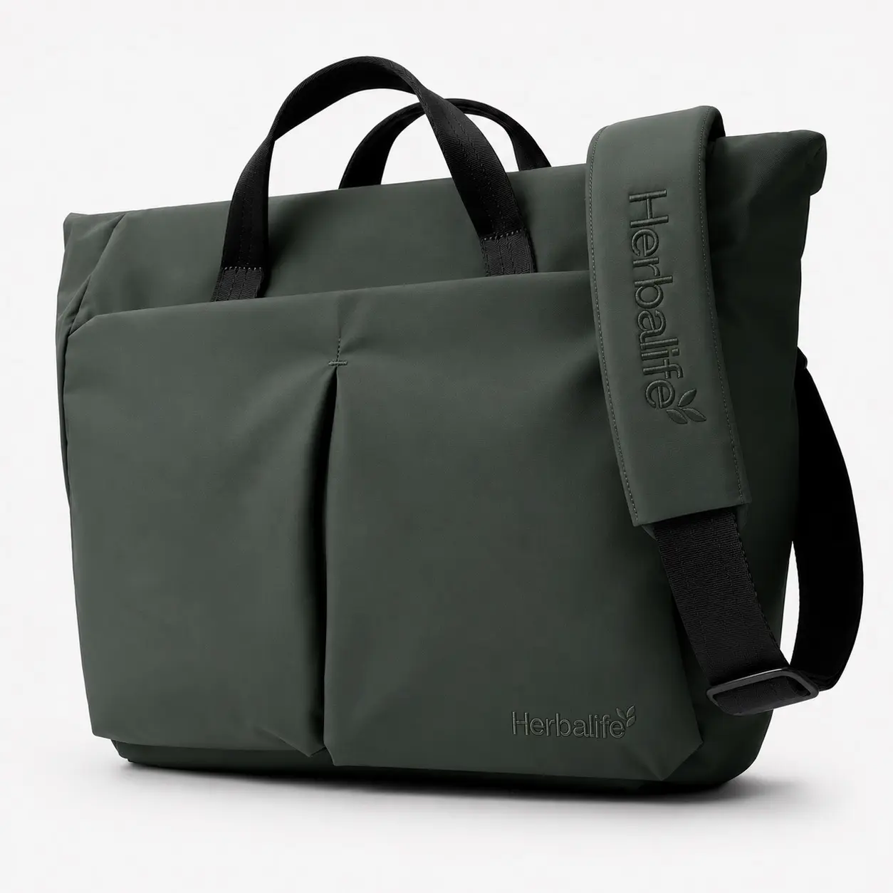 Finished custom Herbalife executive messenger bag